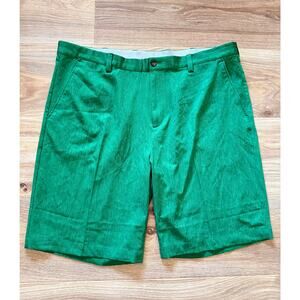 Greg Norman ML75 Microlux Performance Golf Shorts Playdry Green - Sz 40